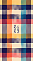 2024-2025 Willow Creek Press 2-Year Monthly Checkbook/Calendar, 3-1/2" x 6-1/2", Rad Plaid, January To December 1 thumbnail image
