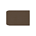 LUX #9 1/2 Open-End Window Envelopes, Top Left Window, Self-Adhesive, Chocolate, Pack Of 500