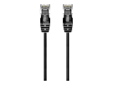 Belkin Cat.6 UTP Patch Network Cable - 1 ft Category 6 Network Cable for Network Device - First End: 1 x RJ-45 Network - Male - Second End: 1 x RJ-45 Network - Male - Patch Cable - 28 AWG - Black