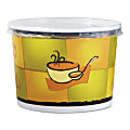 Chinet® Paper Food Containers, With Lids, Streetside Squat, 12 Oz, Carton Of 250 Containers And Lids 1 thumbnail image