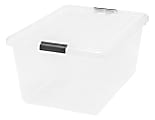 Iris® Clear Storage Box With Lid, 21 3/4" x 15 3/4" x 10 5/8", Clear, Pack Of 6 1 thumbnail image