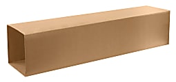 Partners Brand Telescoping Boxes, Outer, 10 1/2"x 10 1/2" x 48", Pack Of 20