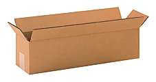 Partners Brand  Long Corrugated Boxes, 20" x 5" x 5", Kraft, Pack Of 25