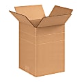 Office Depot® Brand Multi-Depth Corrugated Cartons, 12" x 8 1/2" x 8 1/2", Kaft, Pack Of 25 1 thumbnail image