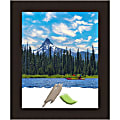 Amanti Art Wood Picture Frame, 20" x 24", Matted For 16" x 20", Carlisle Espresso