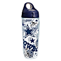 Tervis NFL All-Over Water Bottle With Lid, 24 Oz, Dallas Cowboys