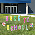 Office Depot® Back-To-School Yard Sign, 18" x 10", Multicolor 1 thumbnail image
