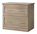 Realspace® 29-7/16"W x 18-1/2"D Lateral 2-Drawer File Cabinet, Spring Oak 1 thumbnail image