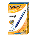 BIC® Velocity™ Retractable Ballpoint Pens, Medium Point, 1.0 mm, Blue Barrels, Blue Ink, Pack Of 36 1 thumbnail image