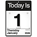 AT-A-GLANCE® 2026 “Today Is” Daily Wall Calendar, Small, 6" x 6" 1 thumbnail image