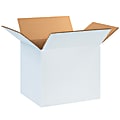 Partners Brand White Corrugated Boxes, 12" x 10" x 10", Pack Of 25