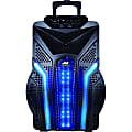 Naxa NDS-1511 Portable Bluetooth Speaker System - Black - Battery Rechargeable - USB 1 thumbnail image