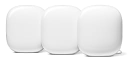 Google™ Nest Wi-Fi Pro 1-Port 5.4 Gigabit Routers, GA03690-US, Snow, Pack Of 3 Routers