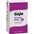 Gojo® Rich Pink Antibacterial Lotion Hand Soap, Floral Scent, 67.63 Oz. 1 thumbnail image