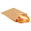 Bagcraft EcoCraft® Grease-Resistant Sandwich Bags, 8"H x 6 1/2"W x 1"D, Natural, Carton Of 2,000 Bags 1 thumbnail image
