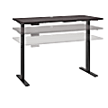 Bush Business Furniture Move 60 Series Electric 60"W x 30"D Height Adjustable Standing Desk, Storm Gray/Black Base, Standard Delivery