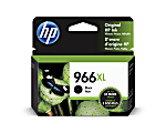 HP 966XL Black Extra-High-Yield Ink Cartridge, 3JA04AN