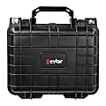 eylar SA00022 Small Waterproof And Shockproof Gear And Camera Hard Case With Foam Insert, 9-11/16”H x 10-5/8”W x 4-7/8”D, Black 1 thumbnail image