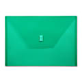 Lion VELCRO®-Closure Poly Envelope, 13" x 9 3/8", Green