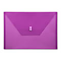 Lion VELCRO®-Closure Poly Envelope, 13" x 9 3/8", Purple