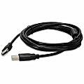 AddOn 5-Pack of 10ft USB A 2.0 Male to Female Black Cables, USBEXTAA10FB5PK 1 thumbnail image