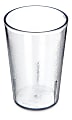 Carlisle Stackable SAN Plastic Tumblers, 8 Oz, Clear, Pack Of 72