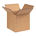 Partners Brand Multi-Depth Corrugated Boxes, 8" x 8" x 8", Kraft, Pack Of 25 1 thumbnail image