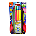 Mr. Sketch® Intergalactic Neon Stix Scented Markers, Fine Point, Assorted Ink Colors, Pack Of 6