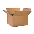 Partners Brand Corrugated Boxes, 24" x 20" x 14", Kraft, Pack Of 10
