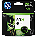 HP 65XL Black High-Yield Ink Cartridge, N9K04AN