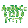 Teacher Created Resources Funtastic Font Polka Dot Letters And Numbers, 4", Lime, Pre-K - Grade 8, Pack Of 208