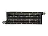 Tripp Lite 12-Port SFP+ 10Gbe Pass Through Cassette 6 QSFP+ to 4xSFP+Cables - Fiber optic cassette - SFP+ X 12 - black - with 6 x QSFP+ to 4xSFP+ Breakout Cables (2.5 m)
