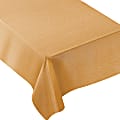 Amscan Metallic Fabric Table Cover, 60" x 104", Gold