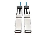 Eaton Tripp Lite Series QSFP+ to QSFP+ Active Optical Cable - 40Gb, AOC, M/M, Aqua, 3M (9.84 ft.) - 10 ft Fiber Optic Network Cable  - N28F03MAQ 1 thumbnail image