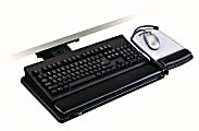 3M Underdesk Knob Adjustable Keyboard Tray Black T32809