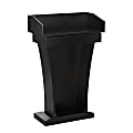 Alpine AdirOffice Stand-Up Floor Podium Lectern With Drawer And Storage Area, 43-5/16”H x 27-9/16”W x 14”D, Black 1 thumbnail image