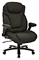 Office Star Pro-Line II Big & Tall High-Back Fabric Chair With Arms, 50"H x 30 1/4"W x 32 1/2"D, Charcoal/Black