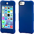 Griffin Survivor Skin for iPod touch (5th/6th Gen.) - For iPod touch 5G, iPod touch 6G - Textured - Blue - Matte, Smooth - Vibration Resistant, Grit Resistant, Moisture Resistant, Shock Absorbing, Drop Resistant, Impact Resistant - Silicone