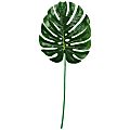 Amscan Summer Plastic Faux Palm Leaves, 29-1/2" x 10", Green, Pack Of 2 Leaves 1 thumbnail image