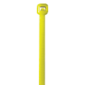 Office Depot® Brand Color Cable Ties, 14", Fluorescent Yellow, Case Of 1,000