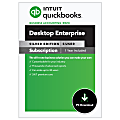 Intuit QuickBooks Desktop Enterprise Silver, 2024, 5 Users, 1-Year Subscription, Windows® Compatible, ESD