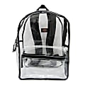 Dickies® Clear PVC Laptop Backpack, Black