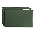 Smead® Premium-Quality Hanging Folders, 1/3 Cut, Legal Size, Standard Green, Pack Of 25 1 thumbnail image