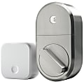 August Lock + Connect Bluetooth Smart Lock, Satin Nickel