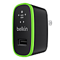 Belkin® BOOST UP™ Home Charger For Apple® iPad®, iPhone® And Samsung Devices, Black/Green