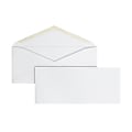 Office Depot® Brand Envelopes, 4-1/8" x 9-1/2", Gummed Seal, White, Box Of 100