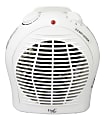 Vie Air 1500-Watt Fan Heater, 4-1/4"H x 9"W x 9-3/4"D, White