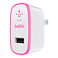 Belkin® BOOST UP™ Home Charger For Apple® iPad®, iPhone® And Samsung Devices, Pink/White
