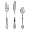 Gibson Everyday Fairmont 3-Piece Stainless Steel Flatware Set, Silver 1 thumbnail image