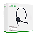 Microsoft® Xbox One Chat Headset, Black 1 thumbnail image